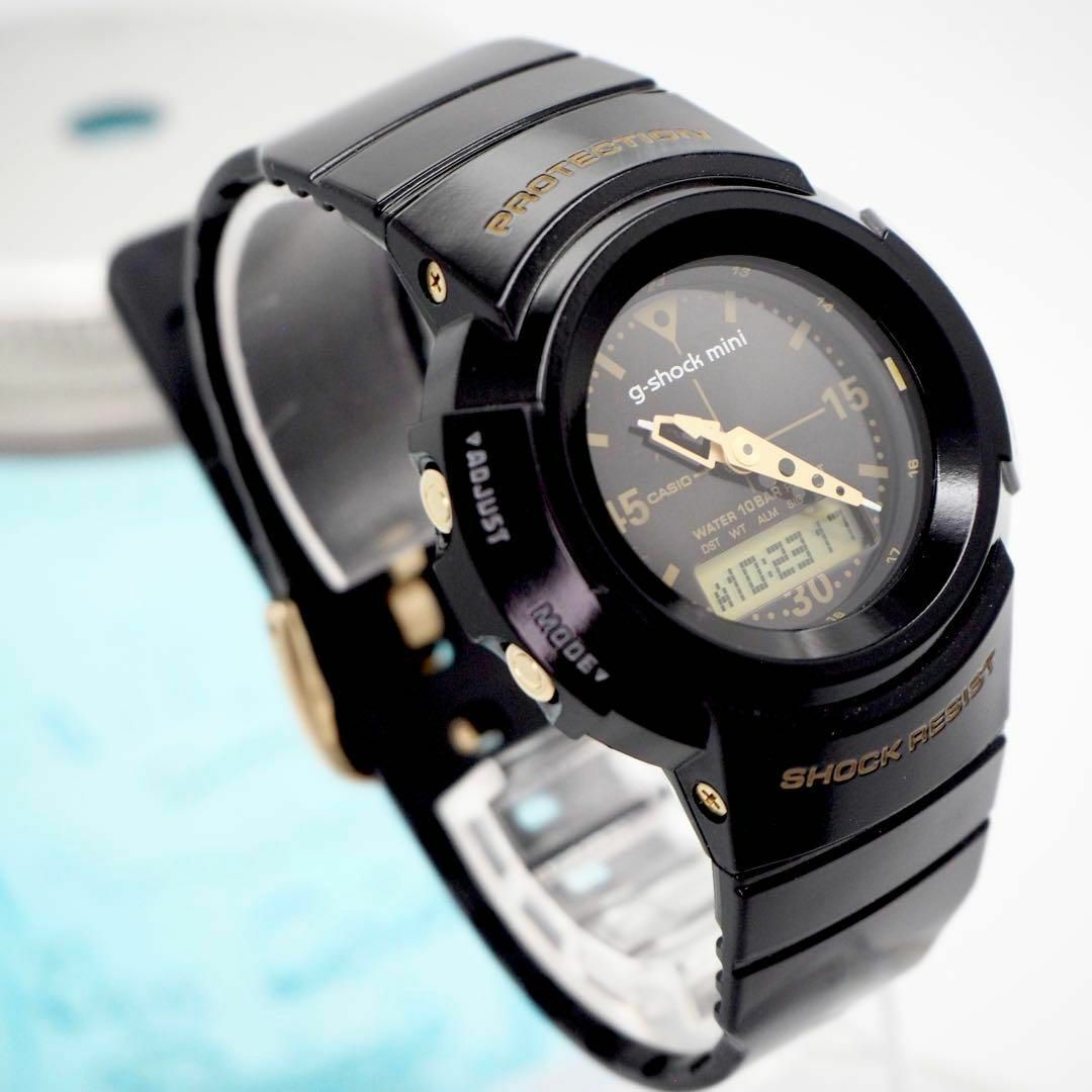 G-SHOCK(ジーショック)の375【美品】G-SHOCKミニ ジーショックミニ時計　アナデジ　ブラック レディースのファッション小物(腕時計)の商品写真