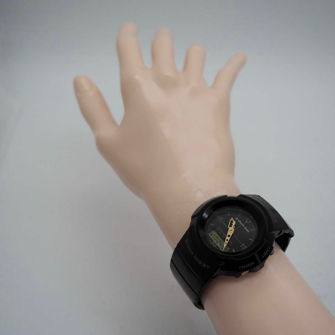 G-SHOCK(ジーショック)の375【美品】G-SHOCKミニ ジーショックミニ時計　アナデジ　ブラック レディースのファッション小物(腕時計)の商品写真