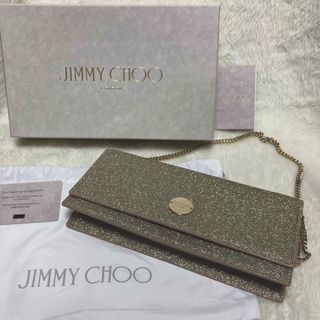 ジミーチュウ(JIMMY CHOO)の超美品 ジミーチュウ クラッチバッグ 2way FIE フィエ グリッター(クラッチバッグ)