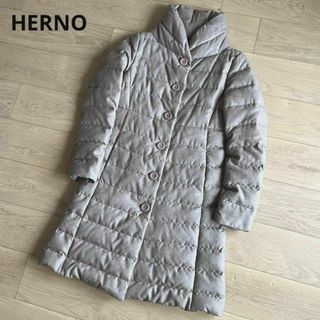 HERNO - ヘルノ　ロロピアーナ生地　カシミヤ96% シルク4%　ダウンコート