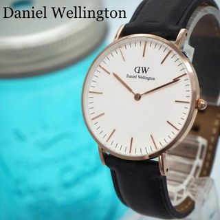 ダニエルウェリントン(Daniel Wellington)の511【美品】ダニエルウェリントン時計　メンズ腕時計　シンプル　ブラック(腕時計(アナログ))