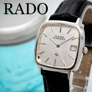 32 RADO ラドー時計　メンズ腕時計　シルバー　フォーマルクォーツ　スクエア