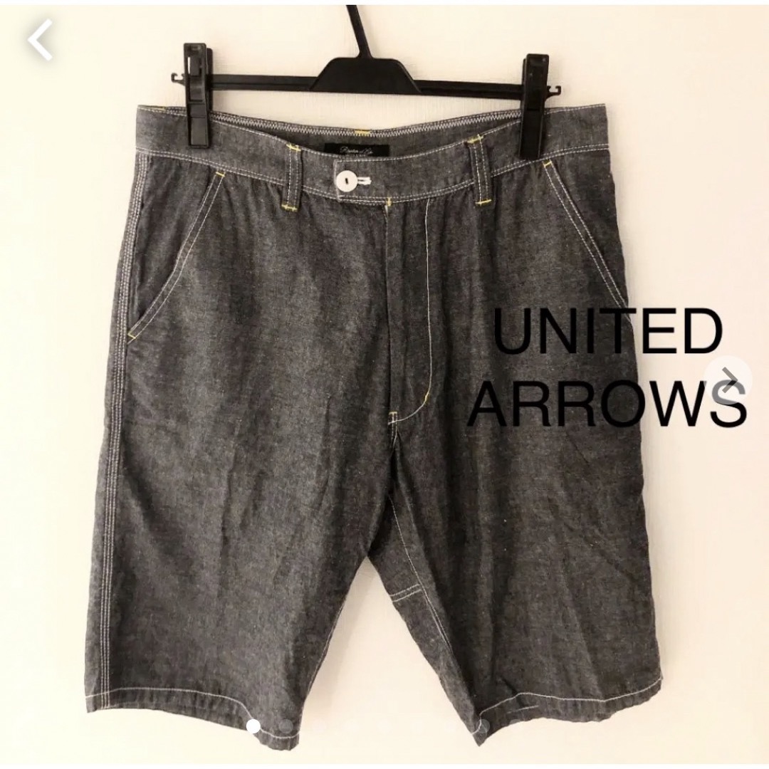 UNITED ARROWS(ユナイテッドアローズ)のユナイテッドアローズ　ハーフパンツ  グレーLサイズ　UNITED ARROWS メンズのパンツ(ショートパンツ)の商品写真