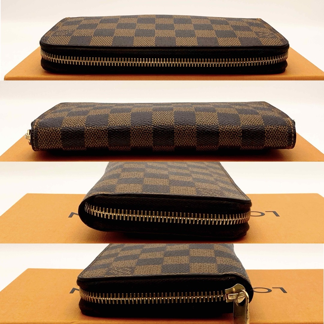 LOUIS VUITTON(ルイヴィトン)の【美品】ルイヴィトン◆ジッピーウォレット◆新型 ダミエ◆長財布 レディースのファッション小物(財布)の商品写真