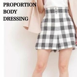 PROPORTION BODY DRESSING - 新品タグ付 プロポーションボディドレッシング ギンガムチェックショートパンツ