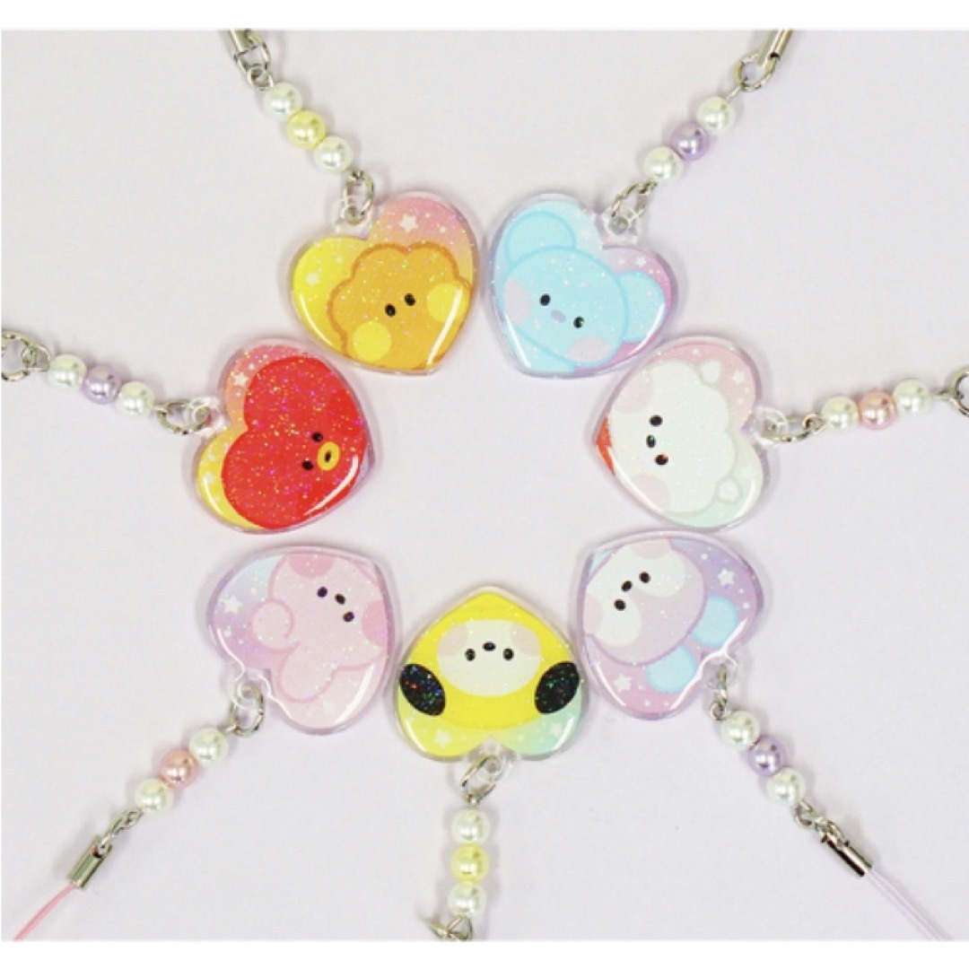 BT21(ビーティーイシビル)の【 BT21 】minini COOKY クッキー  レトロ フォン キーリング エンタメ/ホビーのタレントグッズ(アイドルグッズ)の商品写真