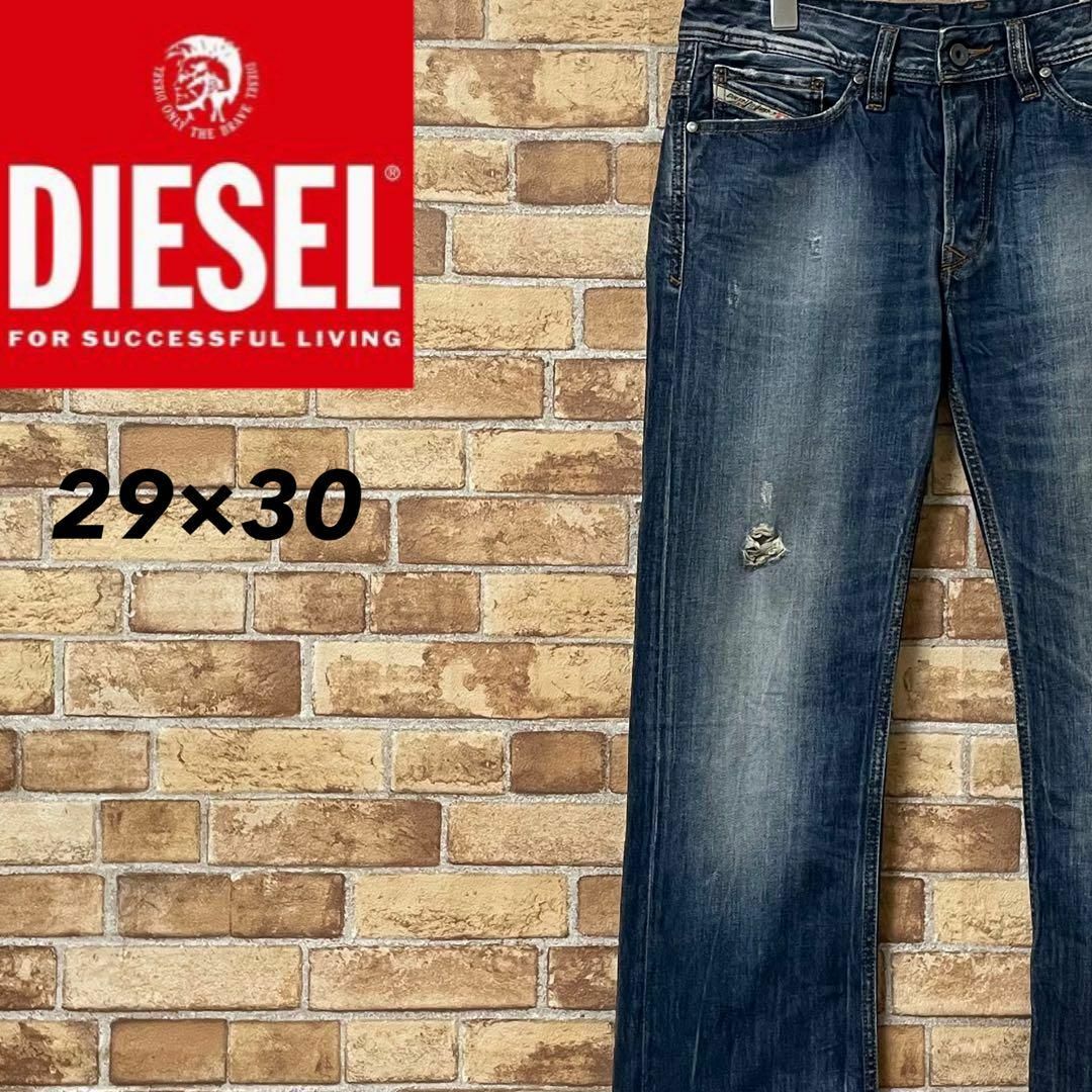 DIESEL(ディーゼル)のディーゼル　VIKER デニム　ジーンズ　ジーパン　ボタンフライ　29/30 メンズのパンツ(デニム/ジーンズ)の商品写真