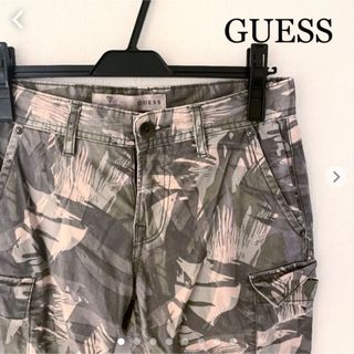 ゲス(GUESS)のGUESS ハーフパンツ　ショートパンツ　ゲス　迷彩(ショートパンツ)