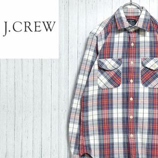 ジェイクルー(J.Crew)のジェイクルー　ネルシャツ　長袖　ダブルポケット　チェック柄　胸ポケ　XS(シャツ)