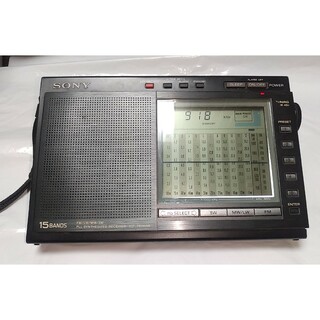ソニー(SONY)の希少実働品 レトロ SONY　ICF-7600DA ラジオ(ラジオ)