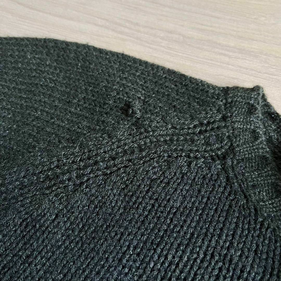 PRADA(プラダ)のプラダ　カシミヤ100%　ニットセーター　長袖　ダークグリーン　40サイズ レディースのトップス(ニット/セーター)の商品写真