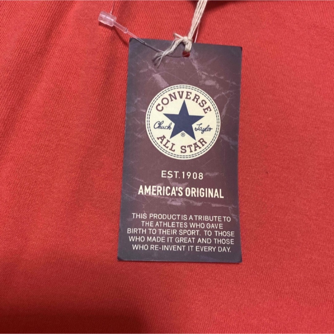 CONVERSE(コンバース)の新品タグ付き レディース converse ワンポイント刺繍入りTシャツ レディースのトップス(Tシャツ(半袖/袖なし))の商品写真