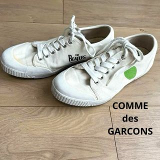 コムデギャルソン(COMME des GARCONS)のコムデギャルソン　ビートルズ　スプリングコート　スニーカー　キャンバス　ホワイト(スニーカー)