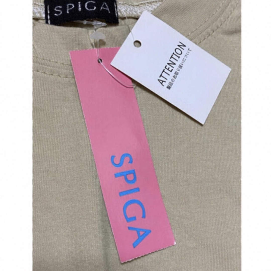 SPIGA(スピーガ)の新品タグ付き SPIGA トップス ゆったり ぽっこりお腹カバー レディースのトップス(Tシャツ(半袖/袖なし))の商品写真