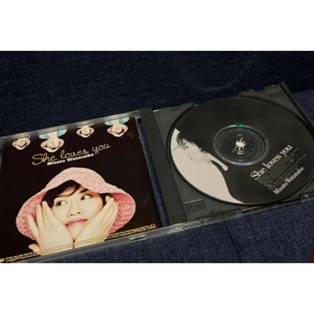 渡辺美里 She loves you BEST CD エンタメ/ホビーのCD(ポップス/ロック(邦楽))の商品写真