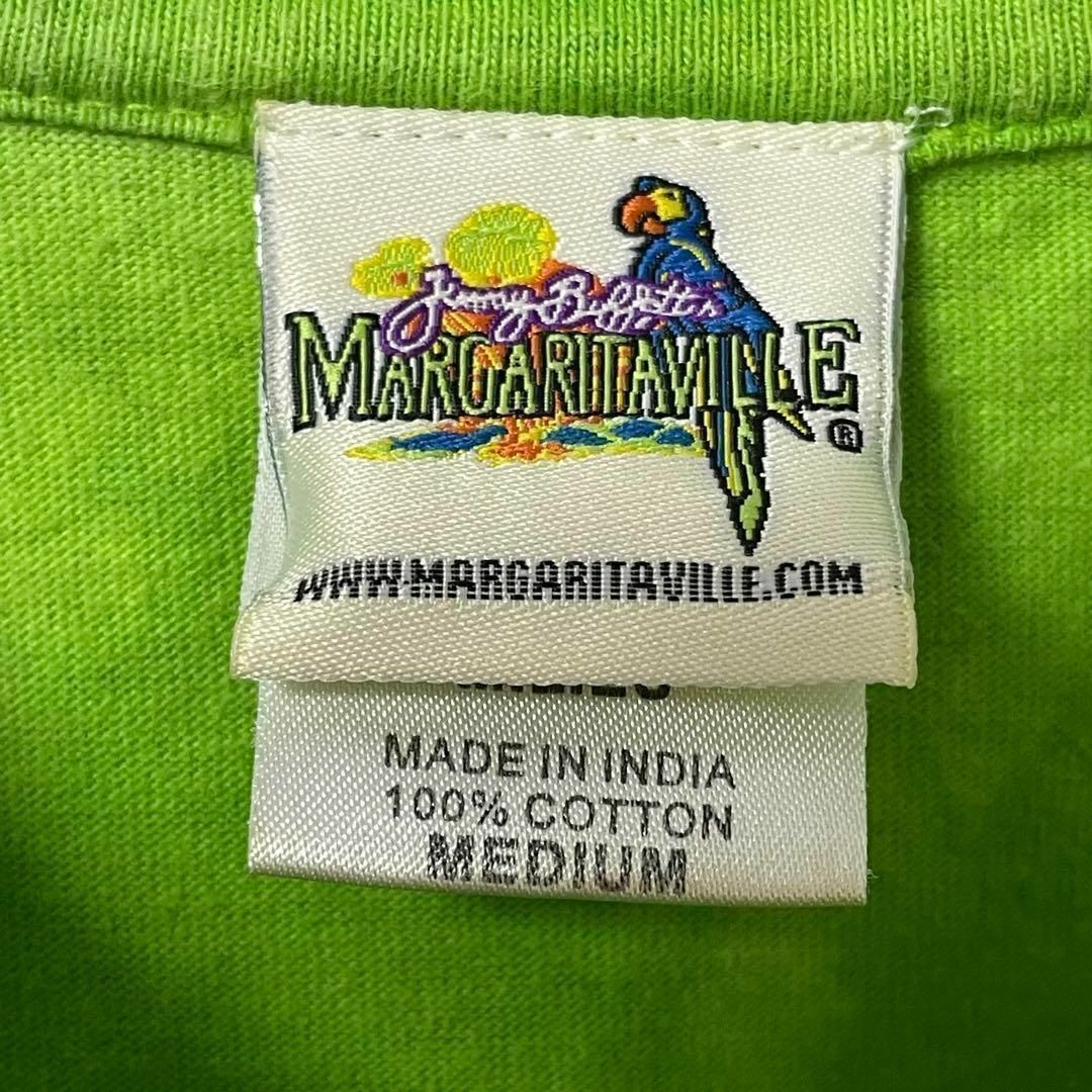 MARGARITAVILLE アメリカ古着 ビッグプリントTシャツグリーンメンズ メンズのトップス(Tシャツ/カットソー(半袖/袖なし))の商品写真
