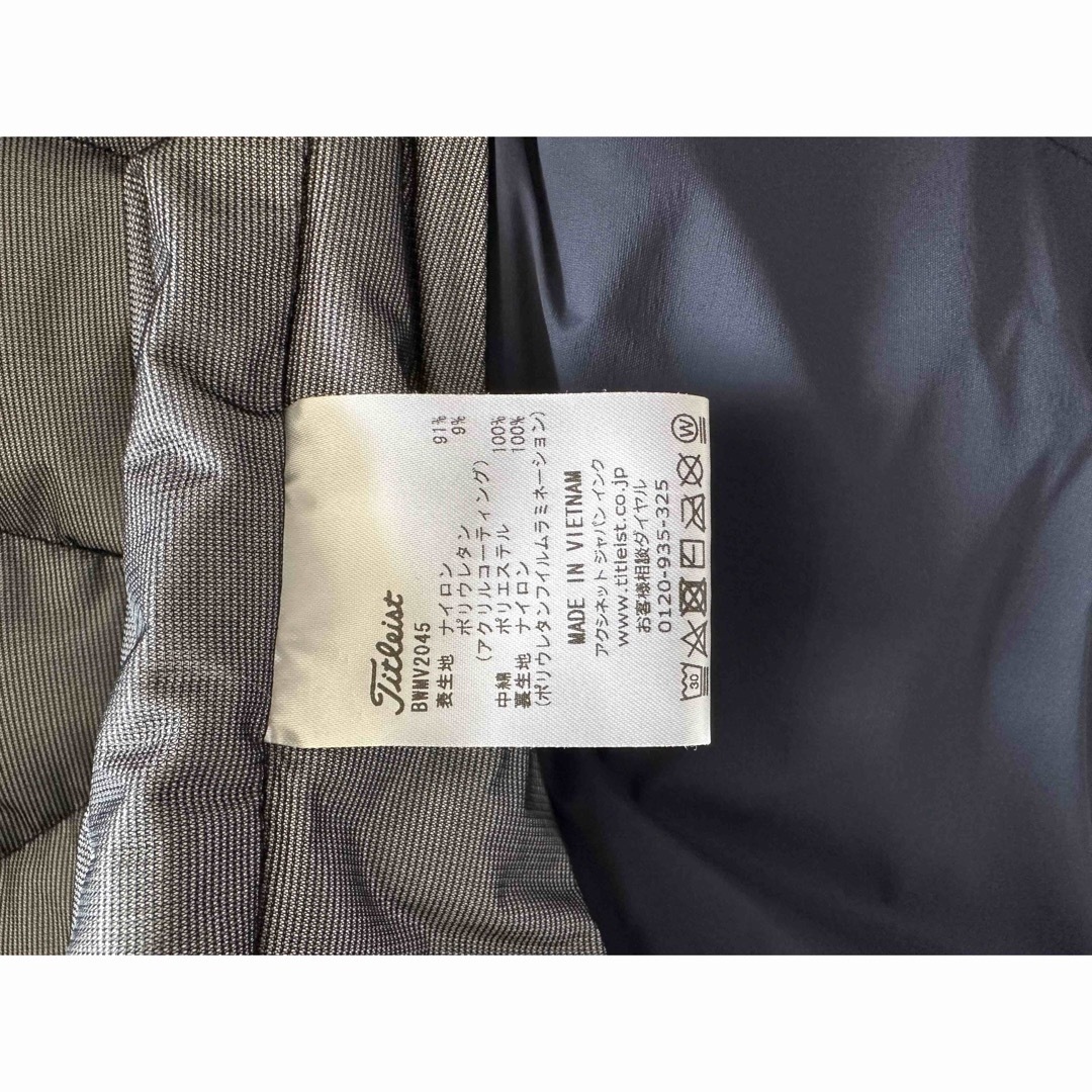 Titleist(タイトリスト)のメルセデスベンツ✖️タイトリスト ダウン　ベスト　 ネイビー メンズのジャケット/アウター(ダウンジャケット)の商品写真