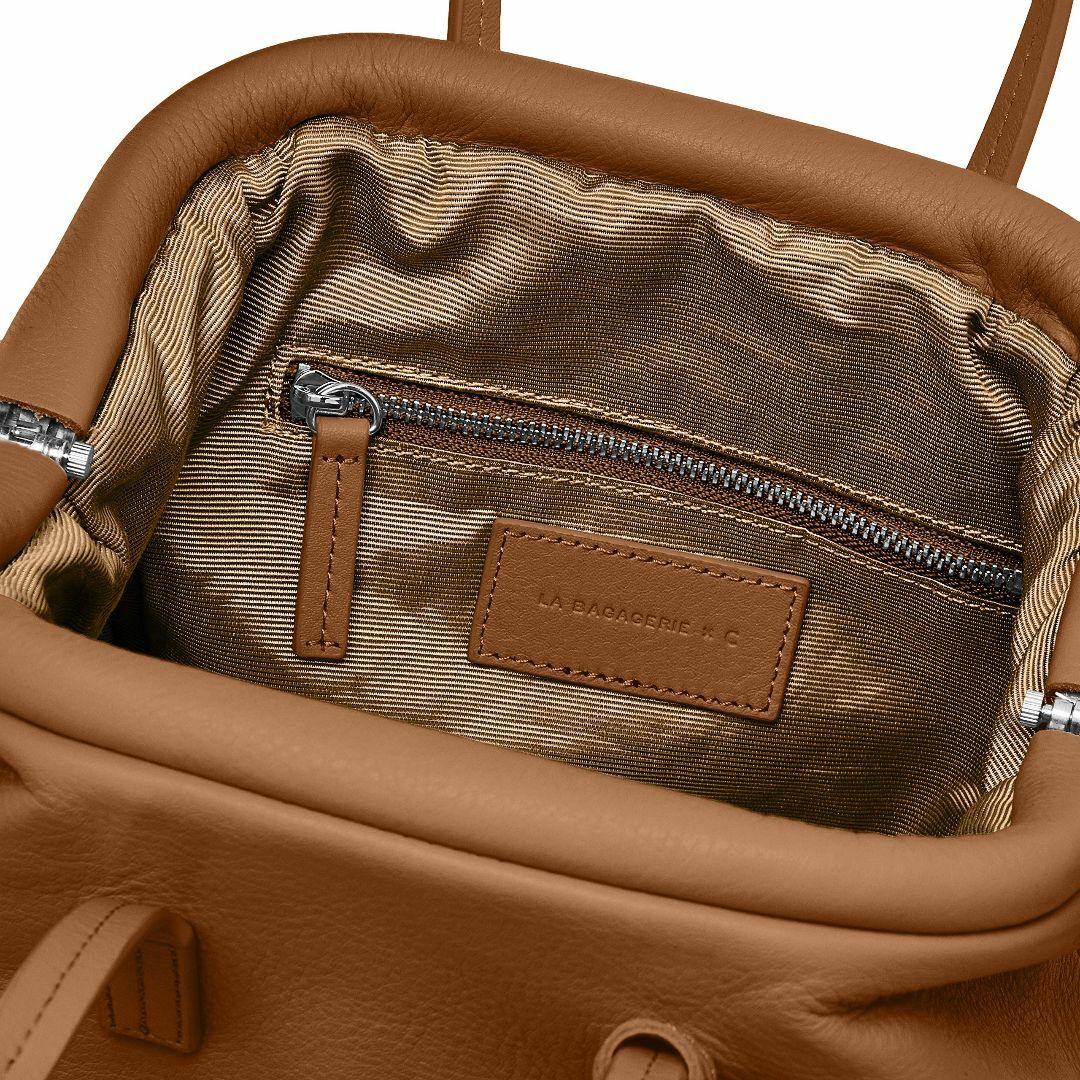 【色: キャメル】[ラバガジェリー] ショルダーバッグ がまぐちハンドバッグ S レディースのバッグ(その他)の商品写真