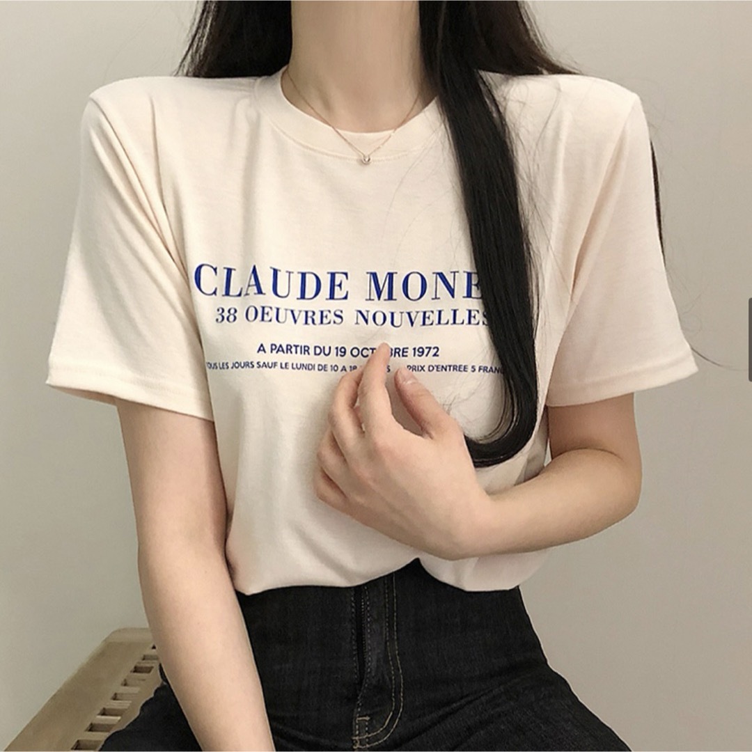 dholic(ディーホリック)のdholic zigzag codibook CLAUDE半袖Tシャツ 韓国 レディースのトップス(Tシャツ(半袖/袖なし))の商品写真