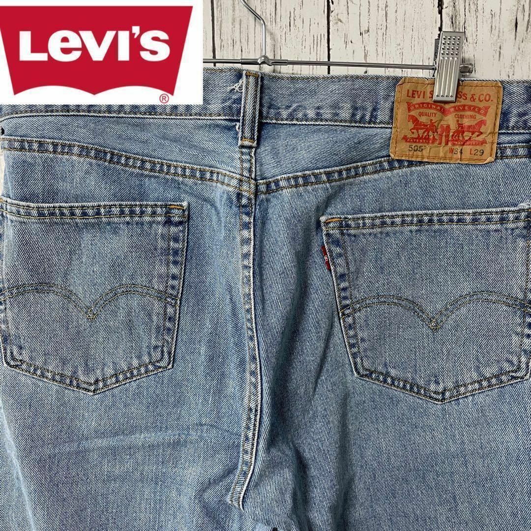 Levi's(リーバイス)のLEVI'S リーバイス 505 ジーンズデニムパンツ W34 裏ボタン4002 メンズのパンツ(デニム/ジーンズ)の商品写真