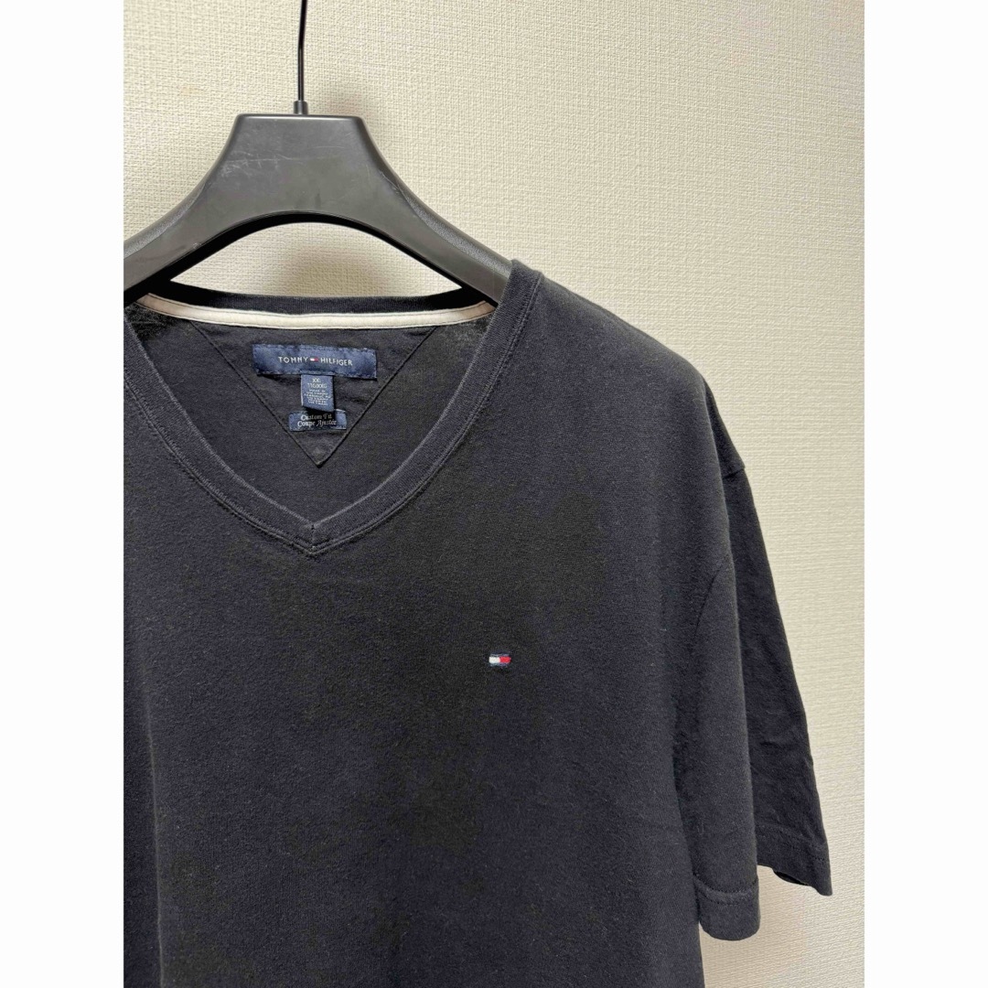 TOMMY HILFIGER(トミーヒルフィガー)のTOMMY HILFIGERブラック Tシャツ レディースのトップス(Tシャツ(半袖/袖なし))の商品写真