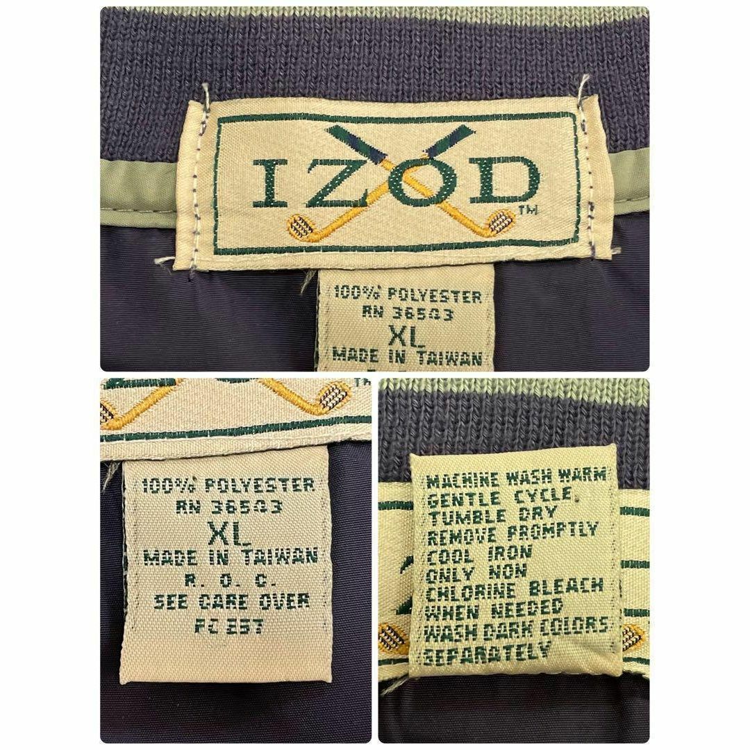 IZOD　アイゾッド　ナイロンプルオーバー　刺繍ロゴ　ビッグシルエット　XL メンズのジャケット/アウター(その他)の商品写真