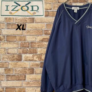 IZOD　アイゾッド　ナイロンプルオーバー　刺繍ロゴ　ビッグシルエット　XL(その他)