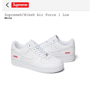 ナイキ(NIKE)の新品 NIKE x SUPREME エアフォース1 シュプリーム(スニーカー)