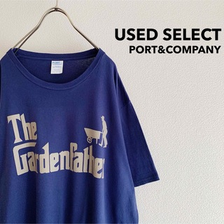 古着 “PORT&COMPANY” Graphic Big Tee / ネイビー(Tシャツ/カットソー(半袖/袖なし))