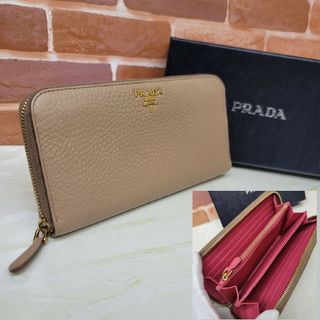 PRADA - 【美品✨】 プラダ ラウンドファスナー 折り財布 サフィアーノ PRADA - 【美品✨】 プラダ ラウンドファスナー 折り財布 サフィアーノ