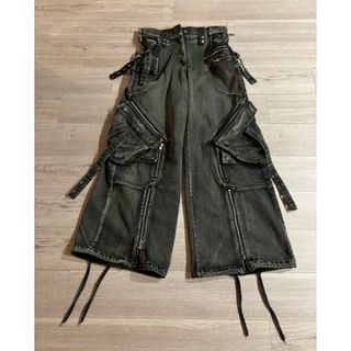 no/faith studios cargo denim grn 