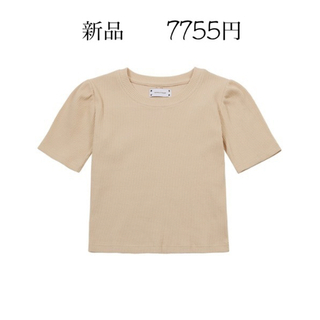 値下げ不可　【RSVP 】Puff sleeves slim t-shirts(カットソー(半袖/袖なし))