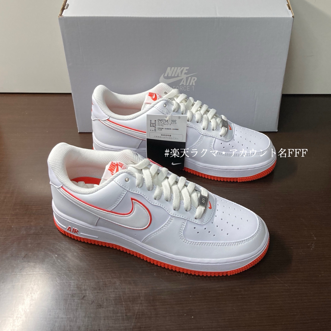 NIKE - 【新品26cm】NIKE エアフォース１'07 ホワイト/レッドの通販 by ...