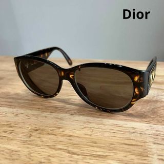 クリスチャンディオール(Christian Dior)のクリスチャンディオール　べっこう　カナージュ　CDロゴ　サングラス　56◻︎15(サングラス/メガネ)