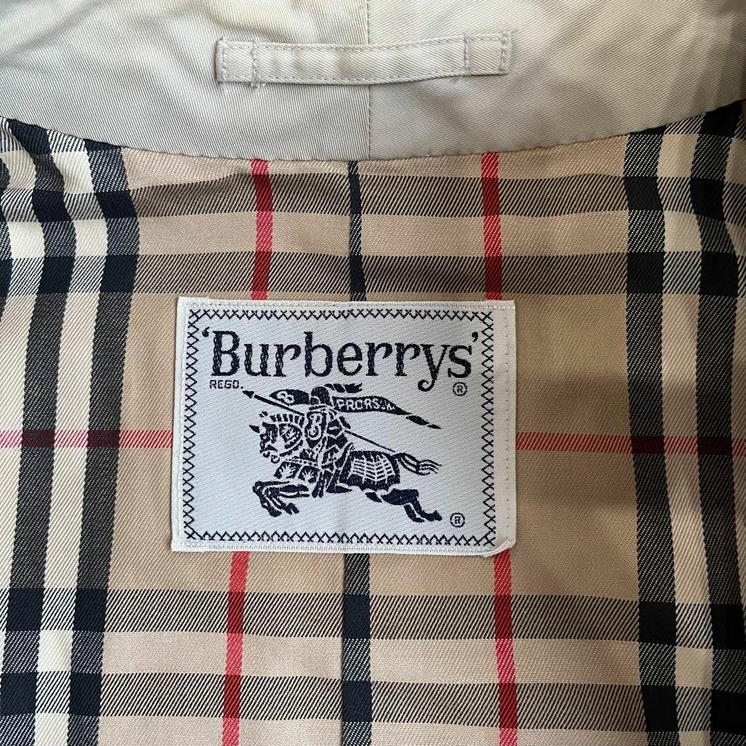 BURBERRY(バーバリー)のバーバリー　白タグ　トレンチコート　ロング丈　ノバチェック柄　9号　コットン レディースのジャケット/アウター(トレンチコート)の商品写真