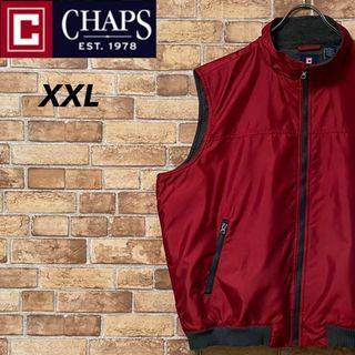 チャップス(CHAPS)のチャップス　ベスト　インナーフリース　ビッグシルエット　ジップアップ　XXL(ベスト)