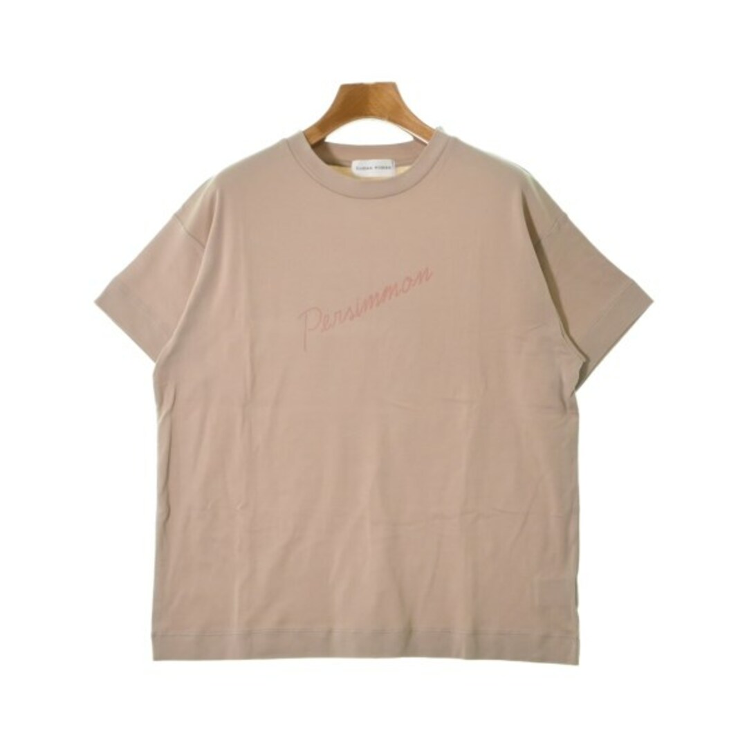 HUMAN WOMAN(ヒューマンウーマン)のHUMAN WOMAN ヒューマン　ウーマン Tシャツ・カットソー M ベージュ 【古着】【中古】 レディースのトップス(カットソー(半袖/袖なし))の商品写真