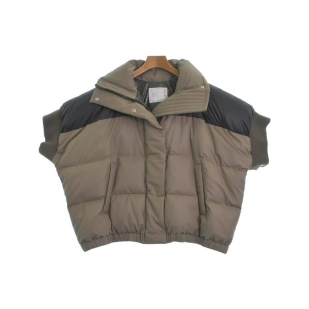 sacai(サカイ)のsacai サカイ ブルゾン（その他） 1(S位) ベージュ系x黒 【古着】【中古】 レディースのジャケット/アウター(その他)の商品写真