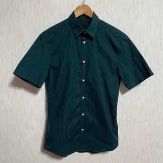 エイチアンドエム(H&M)のH&M 半袖　シャツ　ドット柄　S(シャツ)