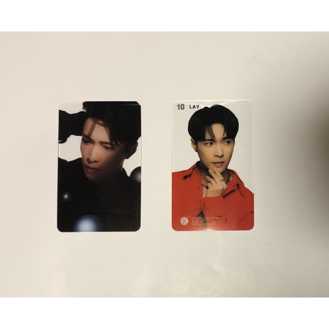 EXO(エクソ)のEXO レイ 透明 フォトカード セット エンタメ/ホビーのタレントグッズ(アイドルグッズ)の商品写真