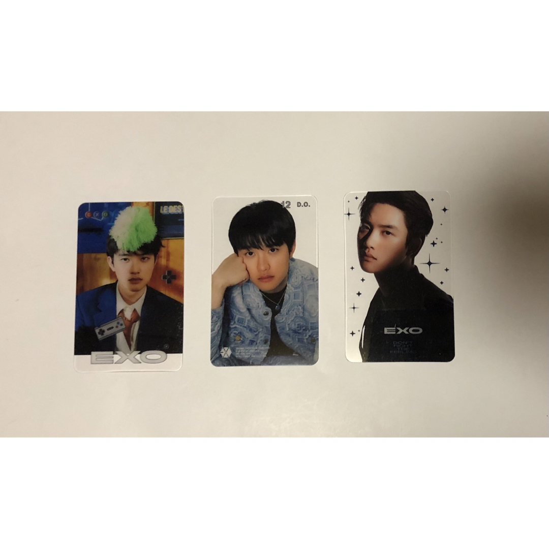 EXO(エクソ)のEXO ディオ 透明 フォトカード  ② エンタメ/ホビーのタレントグッズ(アイドルグッズ)の商品写真