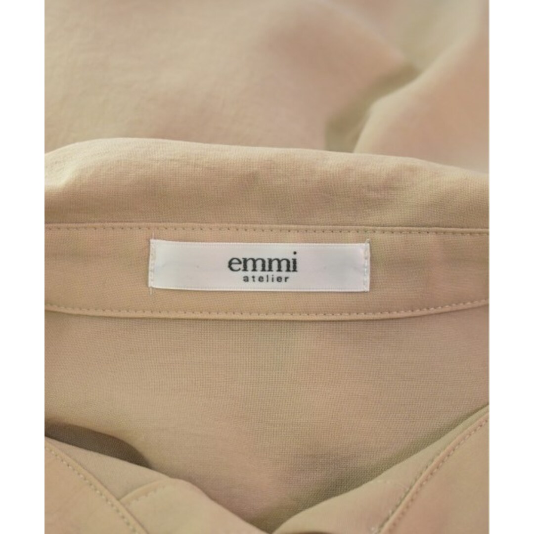 emmi atelier(エミアトリエ)のemmi atelier エミアトリエ ワンピース 0(XS位) ベージュ 【古着】【中古】 レディースのワンピース(ひざ丈ワンピース)の商品写真