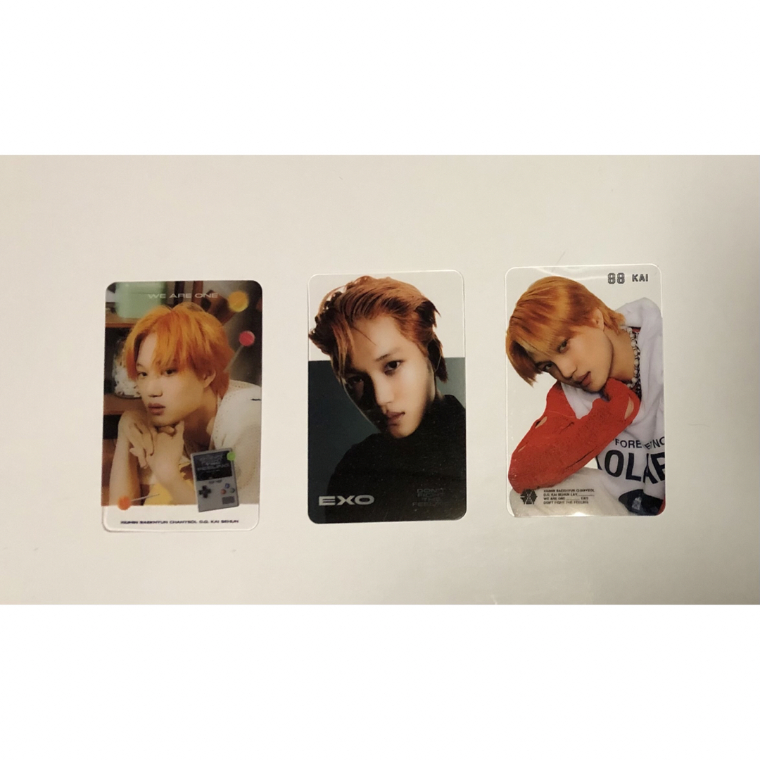 EXO(エクソ)のEXO カイ 透明 フォトカード  ① エンタメ/ホビーのタレントグッズ(アイドルグッズ)の商品写真