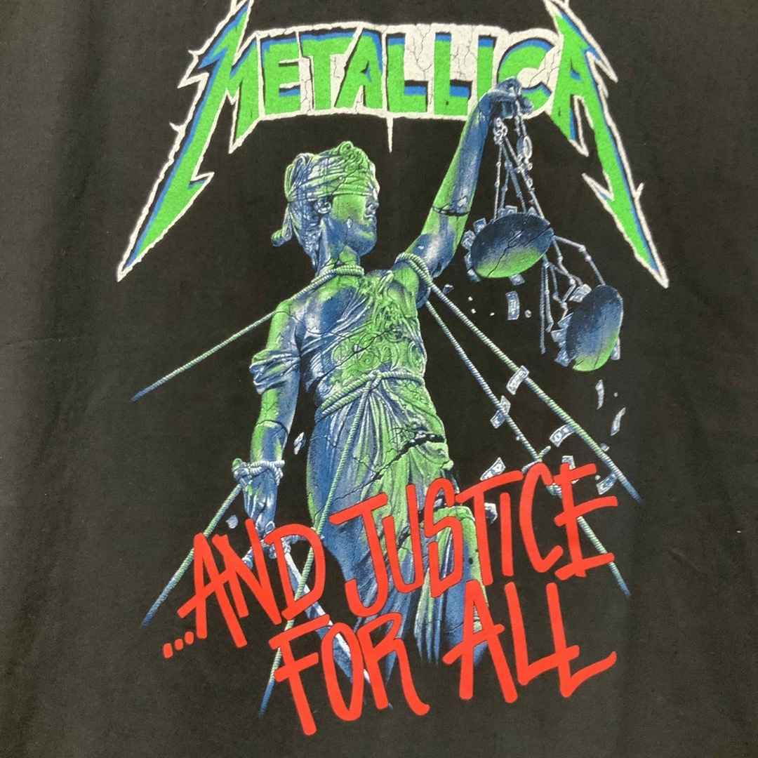 メタリカ　METALLICA  Tシャツ　XXL サイズ　and justice メンズのトップス(Tシャツ/カットソー(半袖/袖なし))の商品写真