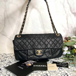 CHANEL - CHANEL シャネル【極美品】 スパークルレザー マトラッセ ショルダーバッグ