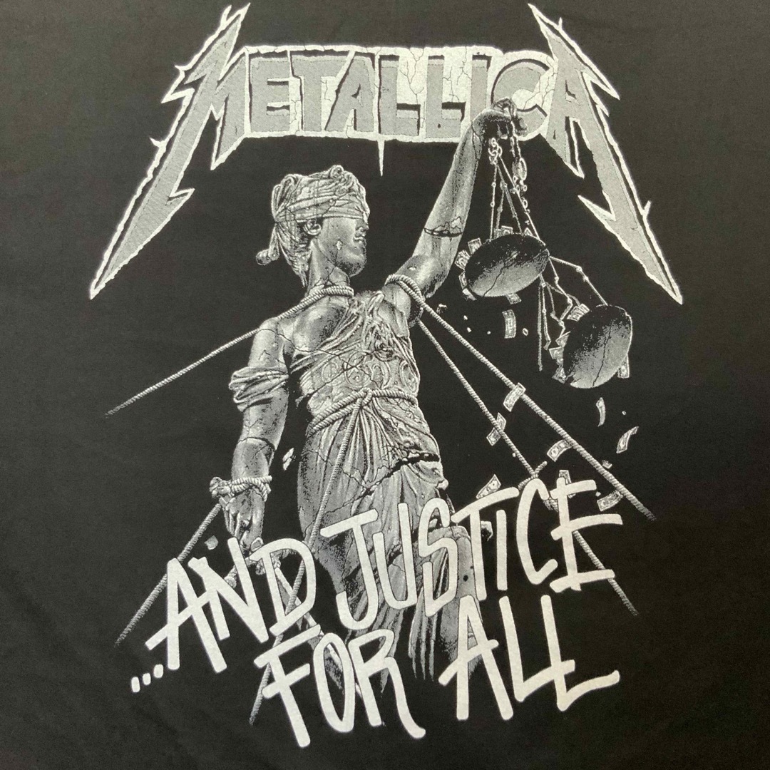 メタリカ　METALLICA  Tシャツ　3XL サイズ　and justice メンズのトップス(Tシャツ/カットソー(半袖/袖なし))の商品写真