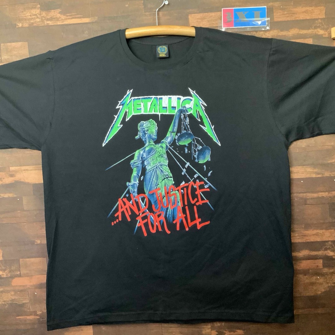 メタリカ　METALLICA  Tシャツ　3XL サイズ　and justice メンズのトップス(Tシャツ/カットソー(半袖/袖なし))の商品写真