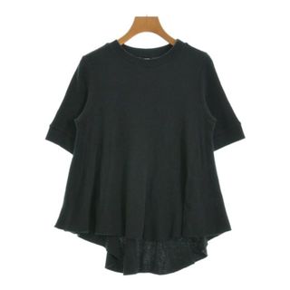 オオシマレイ(OSHIMA REI)のOSHIMA REI オオシマ　レイ Tシャツ・カットソー -(M位) 黒 【古着】【中古】(カットソー(半袖/袖なし))