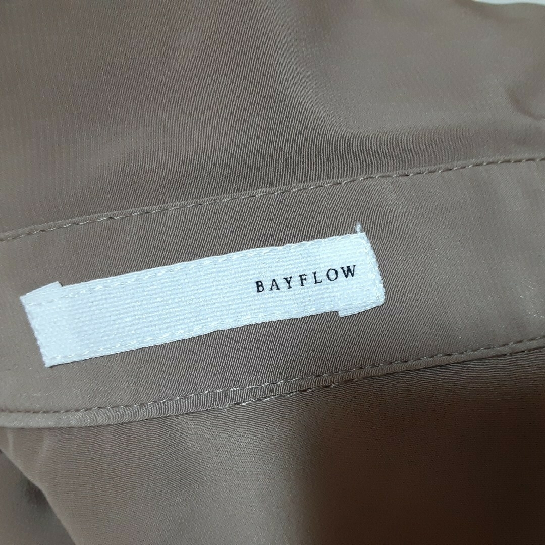 BAYFLOW(ベイフロー)のBAYFLOW シャツワンピース　ロングブラウス レディースのトップス(シャツ/ブラウス(半袖/袖なし))の商品写真