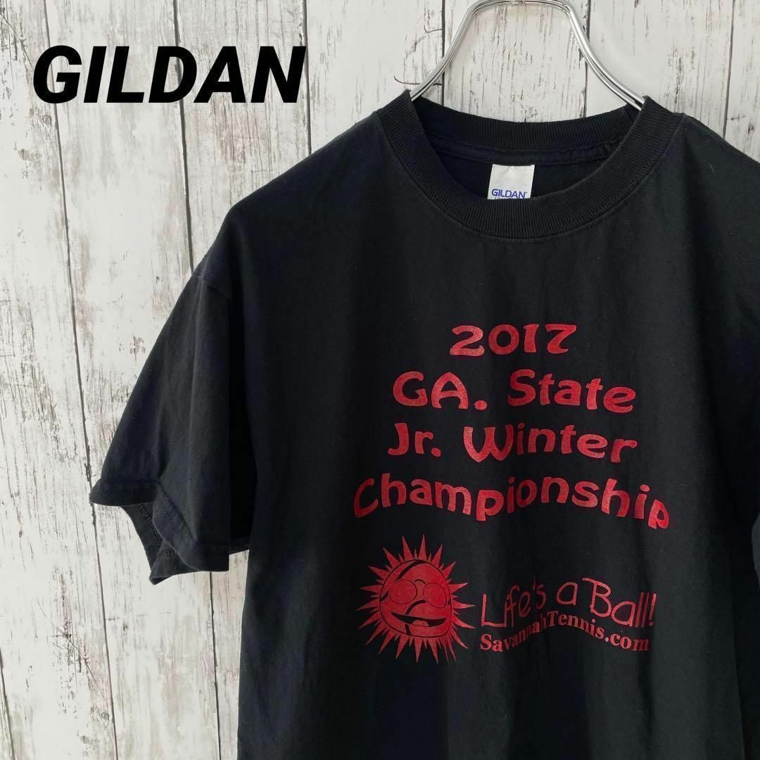 ●アメリカ古着　GILDAN ギルダン　プリントTシャツ　黒 メンズのトップス(Tシャツ/カットソー(半袖/袖なし))の商品写真